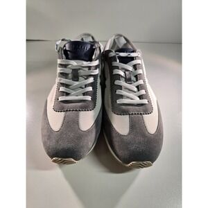 Ted Baker London Becks Grey Leather Suede Sneakers Mens Size 10.5